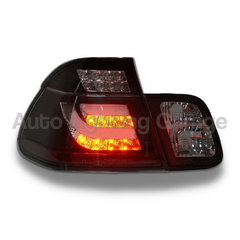 LED Tail Lights with Clear Lens for BMW E46 3 Series 4 Door Sedan 1998-2001-Auto Lighting Garage