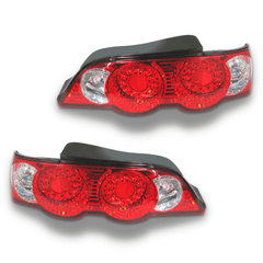 LED Tail Lights with Red/Clear Lens for Honda Integra DC5 2001-2003-Auto Lighting Garage