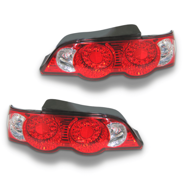 LED Tail Lights with Red/Clear Lens for Honda Integra DC5 2001-2003-Auto Lighting Garage