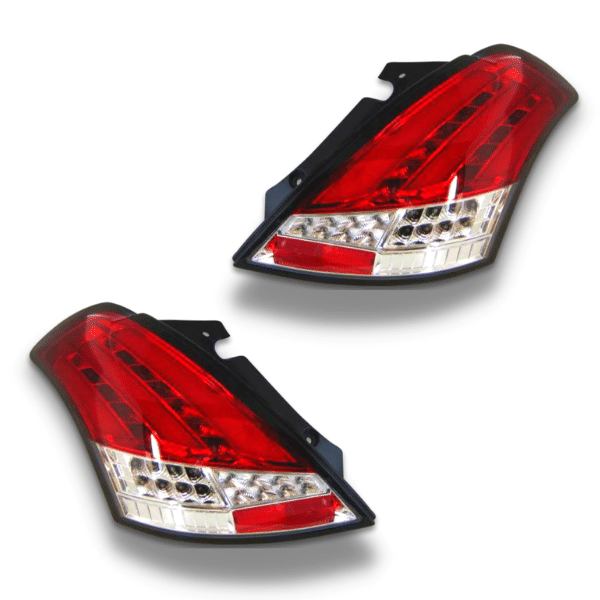 LED Tail Lights with Red/Clear Lens for Suzuki Swift 2011-2016-Auto Lighting Garage