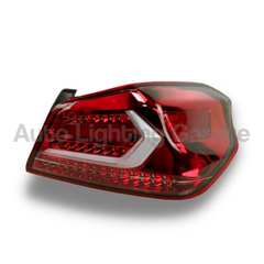 LED Tail Lights with Sequential Indicators, Clear Lens & White LED Bar for Subaru WRX 2015-2021-Auto Lighting Garage