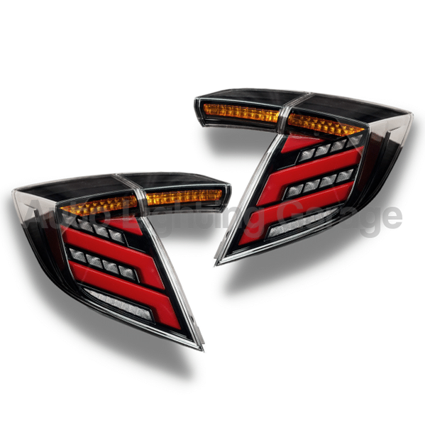 LED Tail Lights with Sequential Indicators & Clear Lens for Honda Civic FK7/FK8 Type R 2016-2021-Auto Lighting Garage