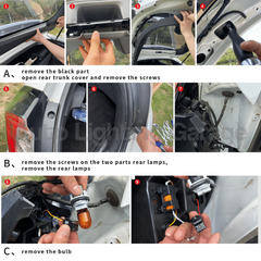 LED Tail Lights with Sequential Indicators & Clear Lens for Honda Civic FK7/FK8 Type R 2016-2021-Auto Lighting Garage