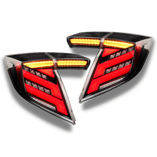 LED Tail Lights with Sequential Indicators & Clear Lens for Honda Civic FK7/FK8 Type R 2016-2021-Auto Lighting Garage