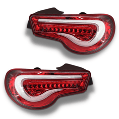 LED Tail Lights with Sequential Indicators & Clear/Red Lens for Toyota 86 / Subaru BRZ 2012-2021-Auto Lighting Garage