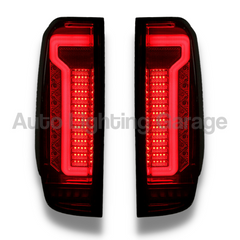 LED Tail Lights with Sequential Indicators & Smoked Black Lens for D40 Nissan Navara 2005-2016-Auto Lighting Garage