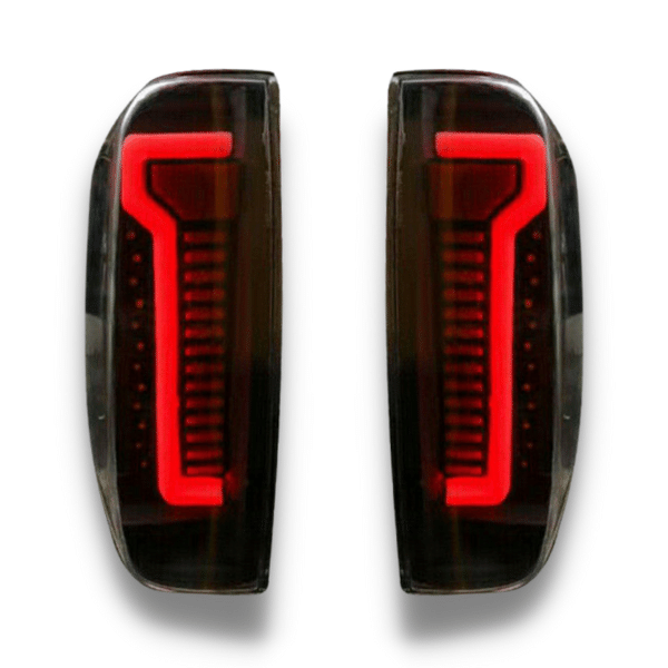 LED Tail Lights with Sequential Indicators & Smoked Black Lens for D40 Nissan Navara 2005-2016-Auto Lighting Garage