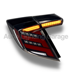 LED Tail Lights with Sequential Indicators & Smoked Black Lens for Honda Civic FK7/FK8 Type R 2016-2021-Auto Lighting Garage