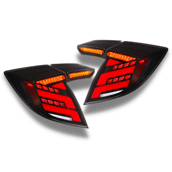 LED Tail Lights with Sequential Indicators & Smoked Black Lens for Honda Civic FK7/FK8 Type R 2016-2021-Auto Lighting Garage
