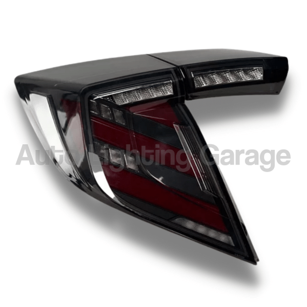 LED Tail Lights with Sequential Indicators & Smoked Black Lens for Honda Civic FK7/FK8 Type R 2016-2021 - Mugen Style-Auto Lighting Garage