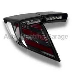 LED Tail Lights with Sequential Indicators & Smoked Black Lens for Honda Civic FK7/FK8 Type R 2016-2021 - Mugen Style-Auto Lighting Garage