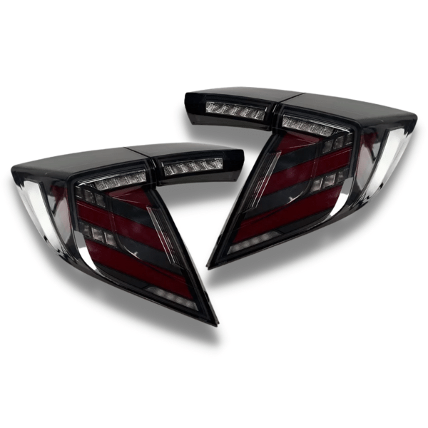 LED Tail Lights with Sequential Indicators & Smoked Black Lens for Honda Civic FK7/FK8 Type R 2016-2021 - Mugen Style-Auto Lighting Garage
