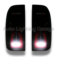 LED Tail Lights with Sequential Indicators & Smoked Black Lens for PJ / PK Ford Ranger 2007-2011-Auto Lighting Garage