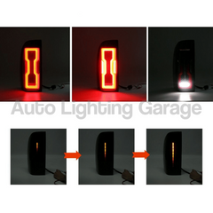 LED Tail Lights with Sequential Indicators & Smoked Black Lens for PJ / PK Ford Ranger 2007-2011-Auto Lighting Garage