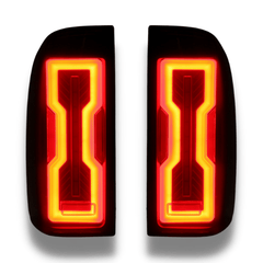 LED Tail Lights with Sequential Indicators & Smoked Black Lens for PJ / PK Ford Ranger 2007-2011-Auto Lighting Garage