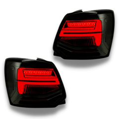 LED Tail Lights with Sequential Indicators & Smoked Black Lens for Volkswagen Polo MK5 Hatch 2011-2017-Auto Lighting Garage