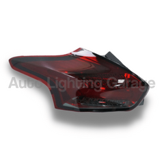 LED Tail Lights with Sequential Indicators & Smoked Red Lens for Ford Focus LZ Hatch 2015-2017-Auto Lighting Garage