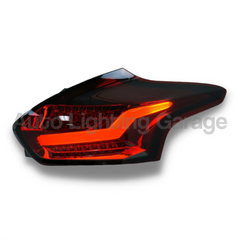 LED Tail Lights with Sequential Indicators & Smoked Red Lens for Ford Focus LZ Hatch 2015-2017-Auto Lighting Garage