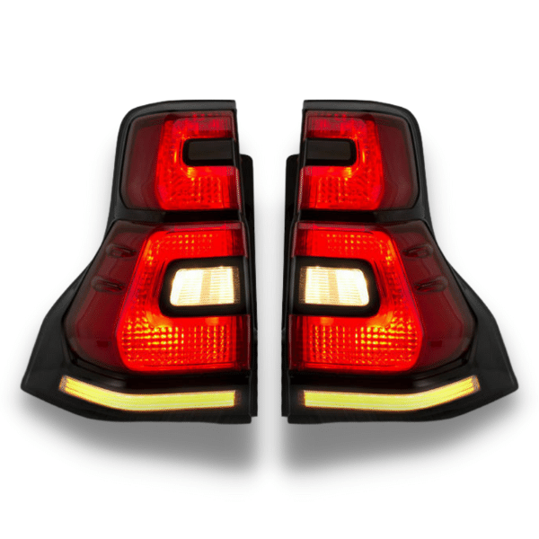 LED Tail Lights with Sequential Indicators for 150 Series Toyota Prado 2010-2016-Auto Lighting Garage