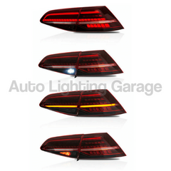 LED Tail Lights with Sequential Indicators for Volkswagen Golf MK7 7.5 Hatch 2012-2020-Auto Lighting Garage