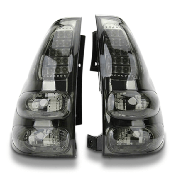 LED Tail Lights with Smoked Black Lens for 120 Series Toyota Prado 2002-2010-Auto Lighting Garage