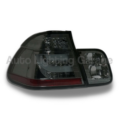 LED Tail Lights with Smoked Black Lens for BMW E46 3 Series 4 Door Sedan 1998-2001-Auto Lighting Garage