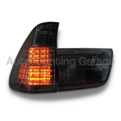 LED Tail Lights with Smoked Black Lens for BMW X5 E53 1999-2002-Auto Lighting Garage