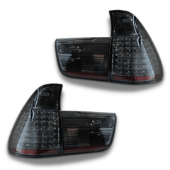 LED Tail Lights with Smoked Black Lens for BMW X5 E53 1999-2002-Auto Lighting Garage