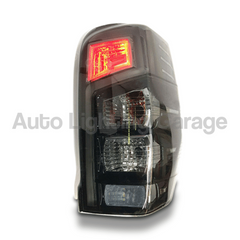 LED Tail Lights with Smoked Black Lens for MR Mitsubishi Triton 11/2018-Onwards-Auto Lighting Garage