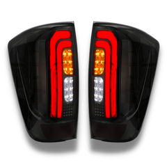 LED Tail Lights with Smoked Black Lens for NP300 D23 Nissan Navara-Auto Lighting Garage