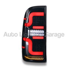 LED Tail Lights with Smoked Black Lens for Toyota Hilux SR / SR5 2005-2014-Auto Lighting Garage