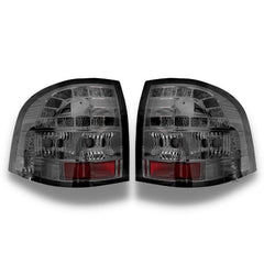 LED Tail Lights with Smoked Black Lens for VE Holden Commodore Ute 2006-2013-Auto Lighting Garage