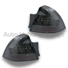 LED Tail Lights with Smoked Black Lens for VY Holden Commodore Sedan 2002-2004-Auto Lighting Garage