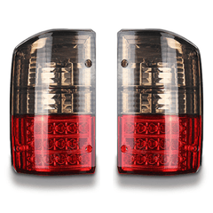 LED Tail Lights with Smoked Black/Red Lens for GQ Nissan Patrol Wagon 1988-1997-Auto Lighting Garage