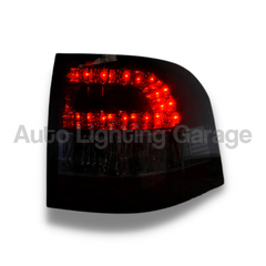 LED Tail Lights with Smoked Red Lens for VE Holden Commodore Ute 2006-2013-Auto Lighting Garage