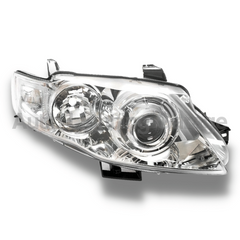 Projector Head Lights for FG XT Ford Falcon Series 2 2011-2014 - Chrome-Auto Lighting Garage