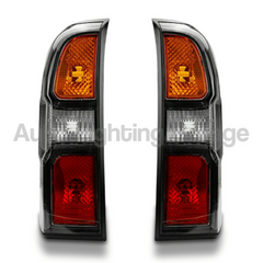 Tail Lights for GU Nissan Patrol Wagon Y61 2004-2016 - Black/Grey-Auto Lighting Garage