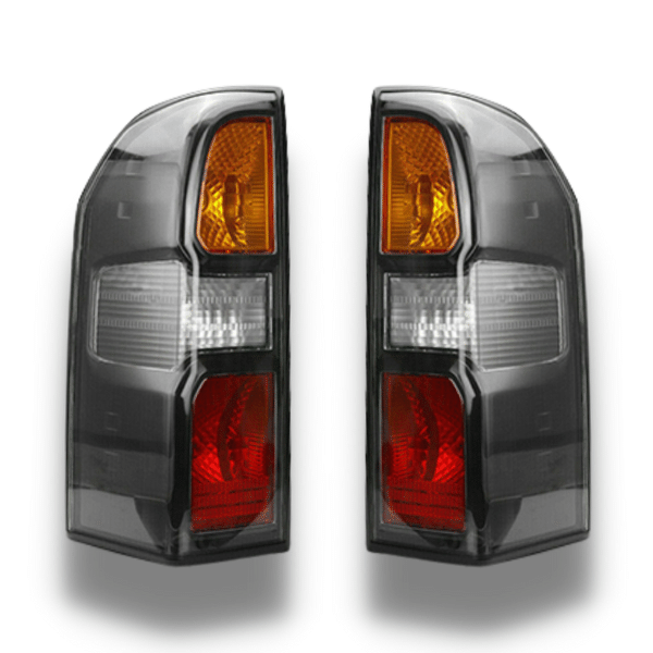 Tail Lights for GU Nissan Patrol Wagon Y61 2004-2016 - Black/Grey-Auto Lighting Garage
