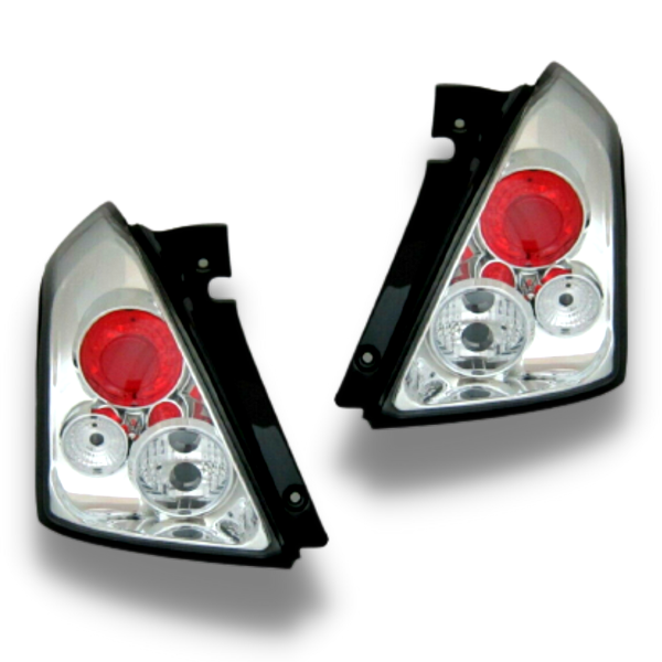 Tail Lights for Suzuki Swift 2004-2010 - Chrome-Auto Lighting Garage