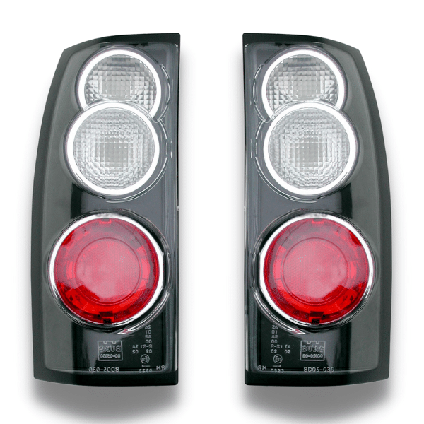 Tail Lights for VT / VX / VU / VY / VZ Holden Commodore Ute & Wagon - Black Altezza Style-Auto Lighting Garage