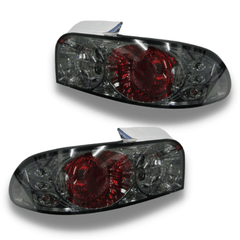 Tail Lights with Smoked Black Lens for Subaru Impreza WRX STI GC8 1992-2000 - Chrome-Auto Lighting Garage