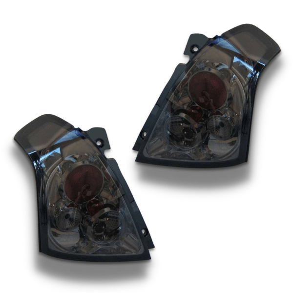 Tail Lights with Smoked Black Lens for Suzuki Swift 2004-2010 - Black Altezza Style-Auto Lighting Garage