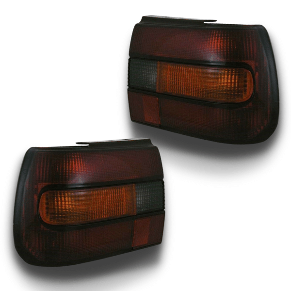 Tail Lights with Smoked Black Lens for VN Holden Commodore Sedan - Executive Style-Auto Lighting Garage